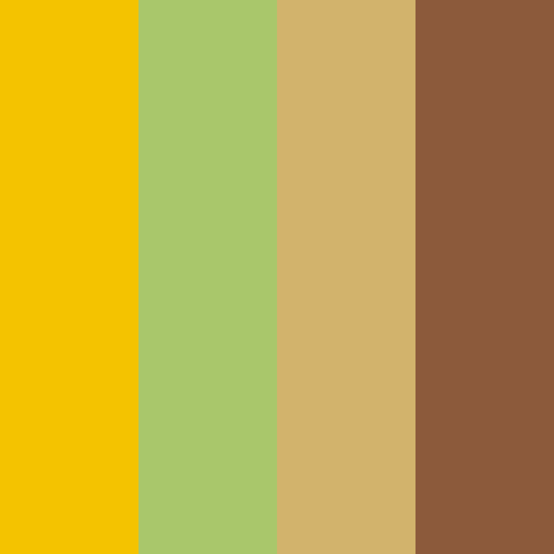 Download harvest harmony color palette PNG image (square)