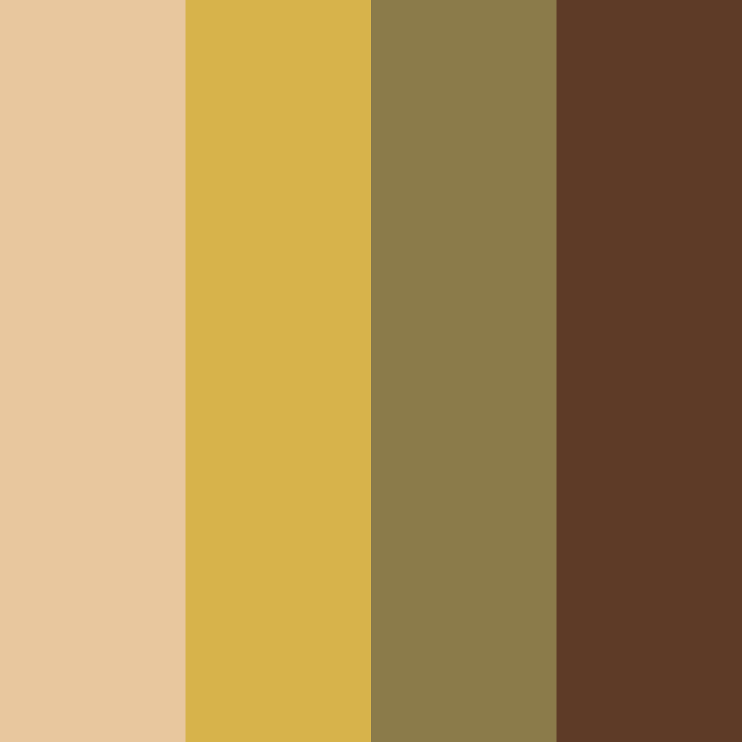 Download autumnal elegance color palette PNG image (square)