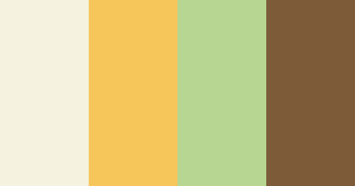 Download chic green color palette PNG image (landscape)