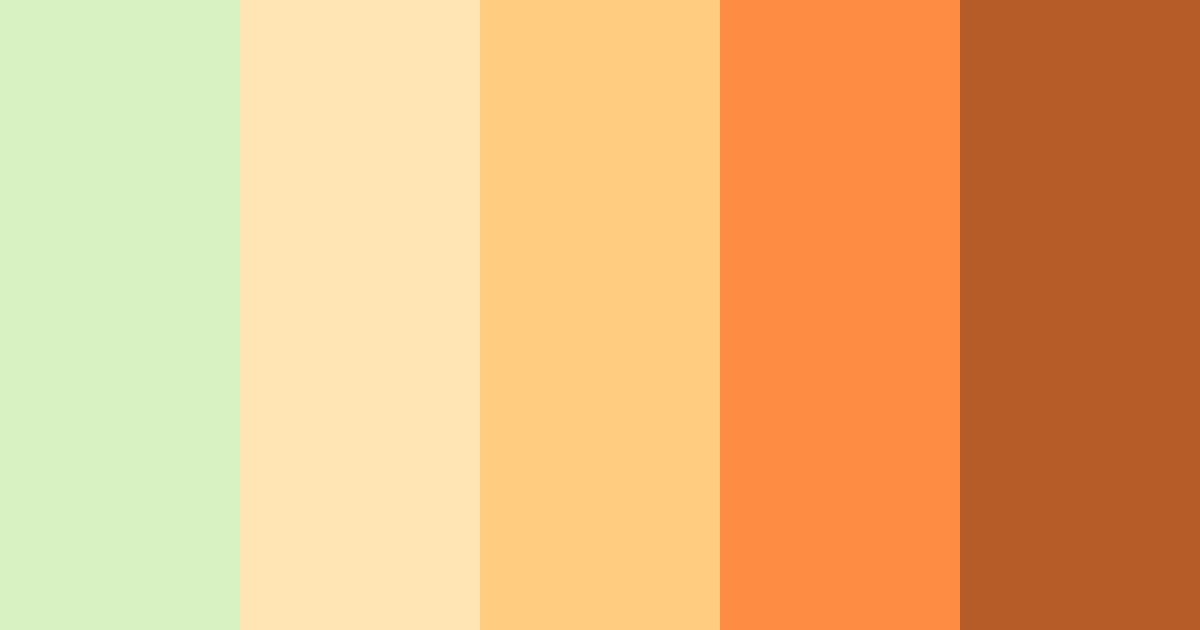 Download citrus grove color palette PNG image (landscape)