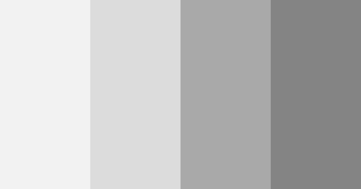 Download silver gray color palette PNG image (landscape)