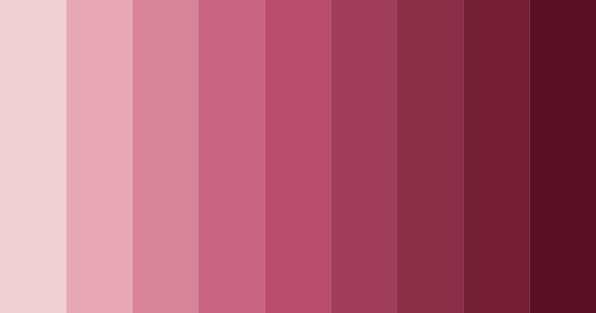 Download rosewood shades color palette PNG image (landscape)