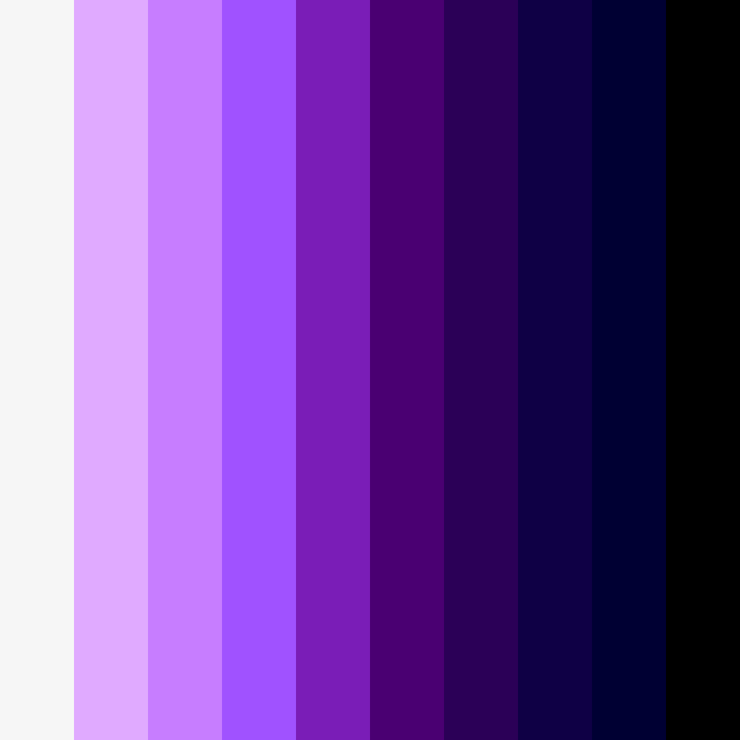 Download midnight dreams color palette PNG image (square)