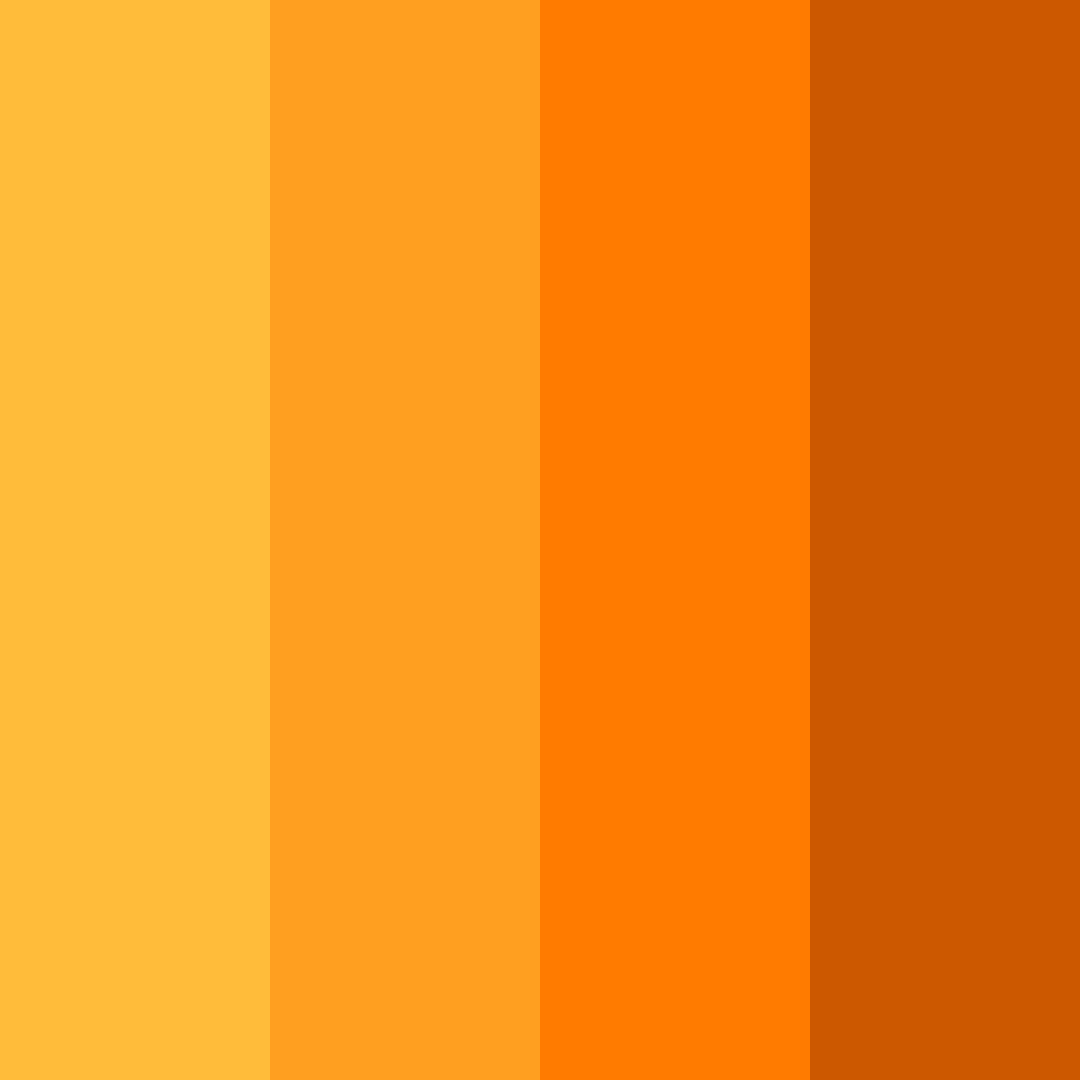 Download vital orange color palette PNG image (square)