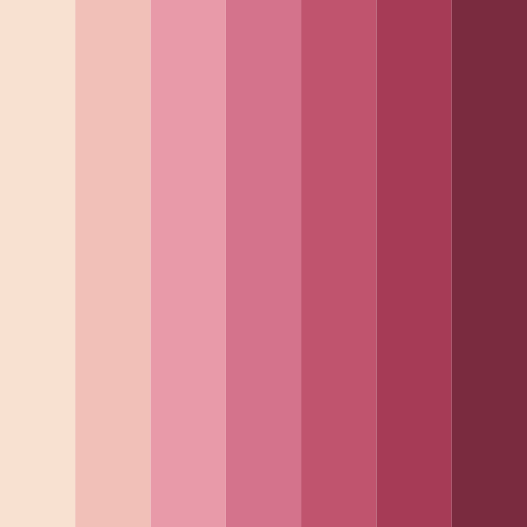 Download blush blossom color palette PNG image (square)