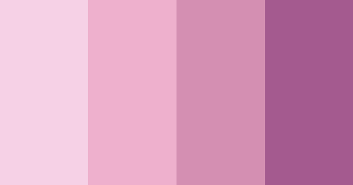 Download pink vogue color palette PNG image (landscape)