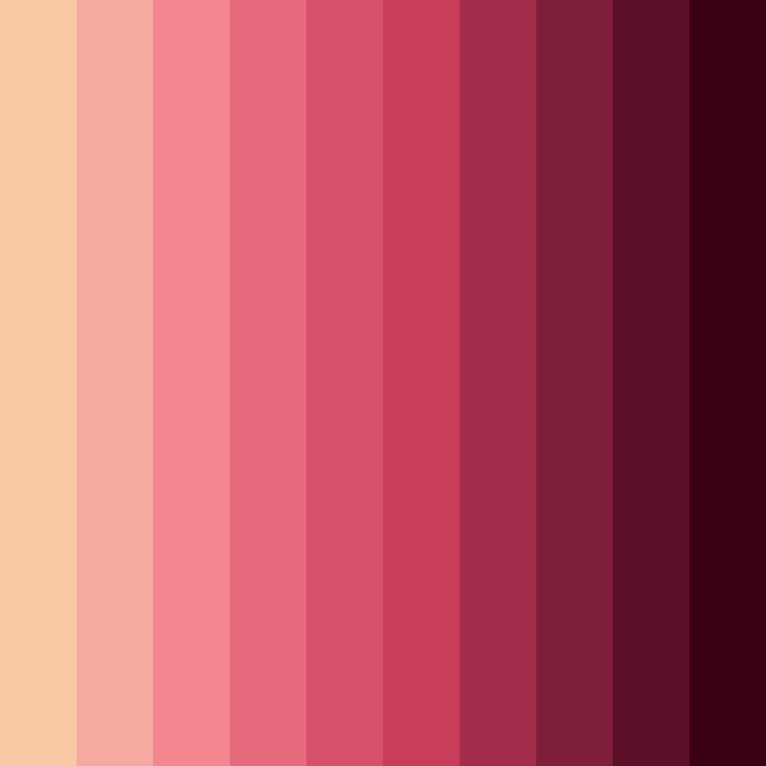 Download crimson blossom color palette PNG image (square)