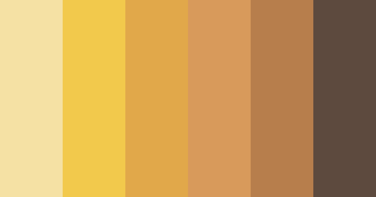 Download sandy yellow color palette PNG image (landscape)