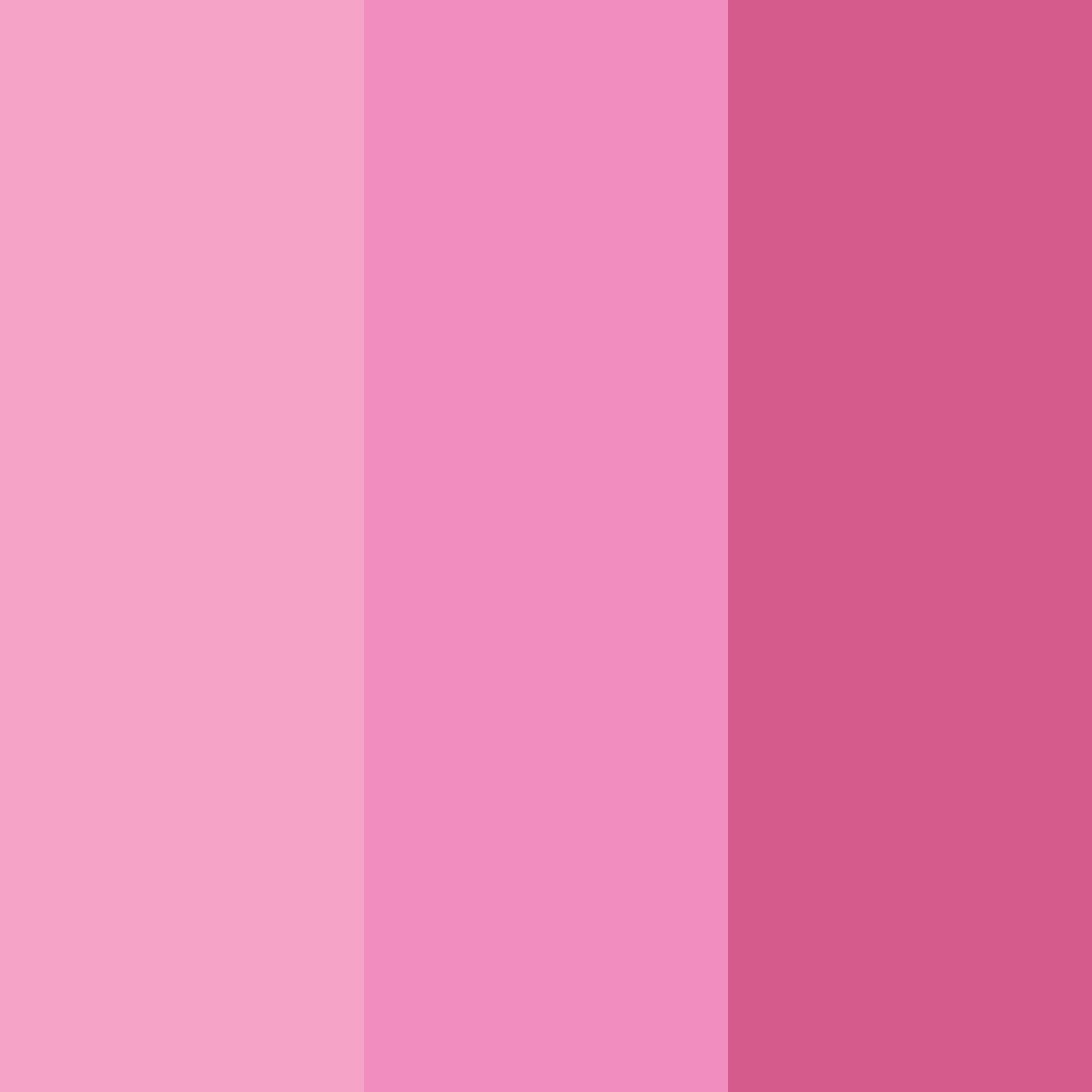 Download pink girl color palette PNG image (square)