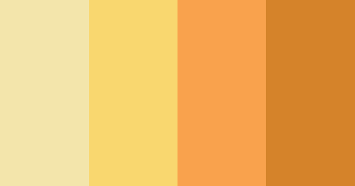 Download yellow sunset color palette PNG image (landscape)