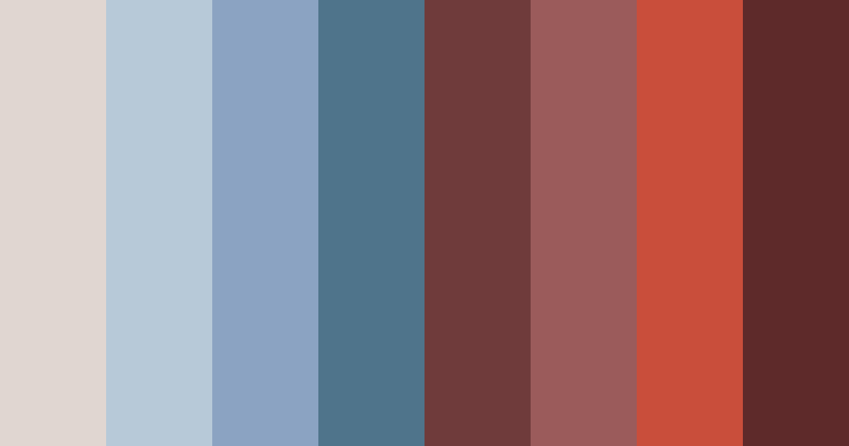 Download blue neutrals color palette PNG image (landscape)