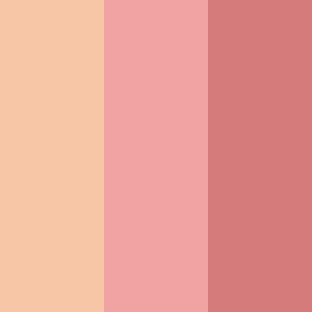 Download soft red color palette PNG image (square)