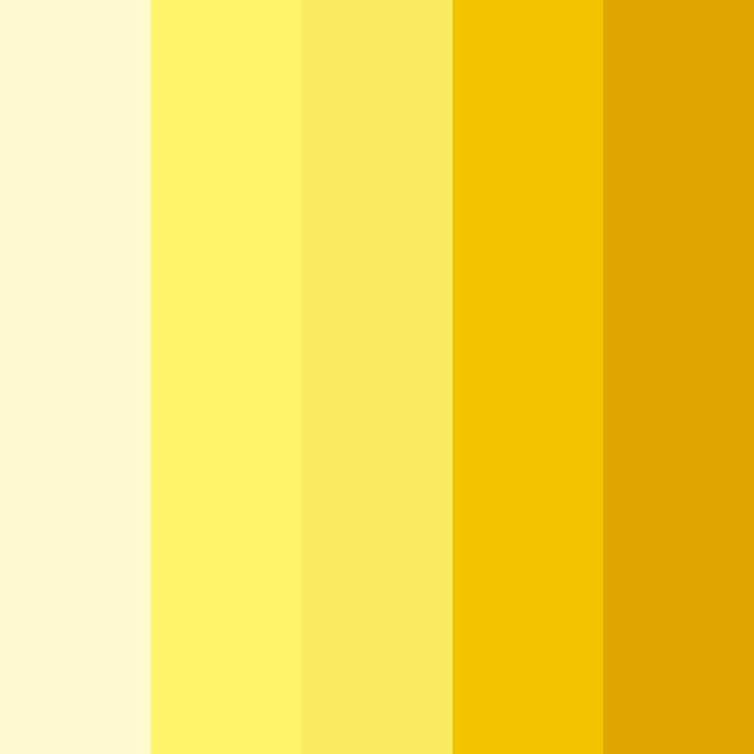 Download sunshine serenade color palette PNG image (square)