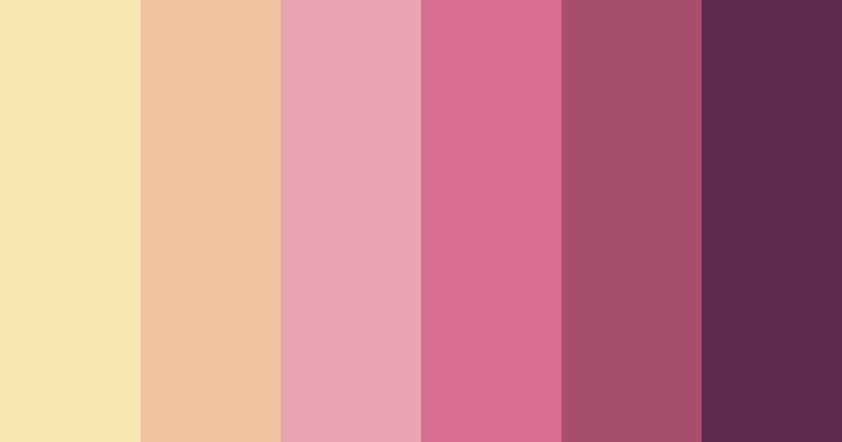 Download blossom serenade color palette PNG image (landscape)