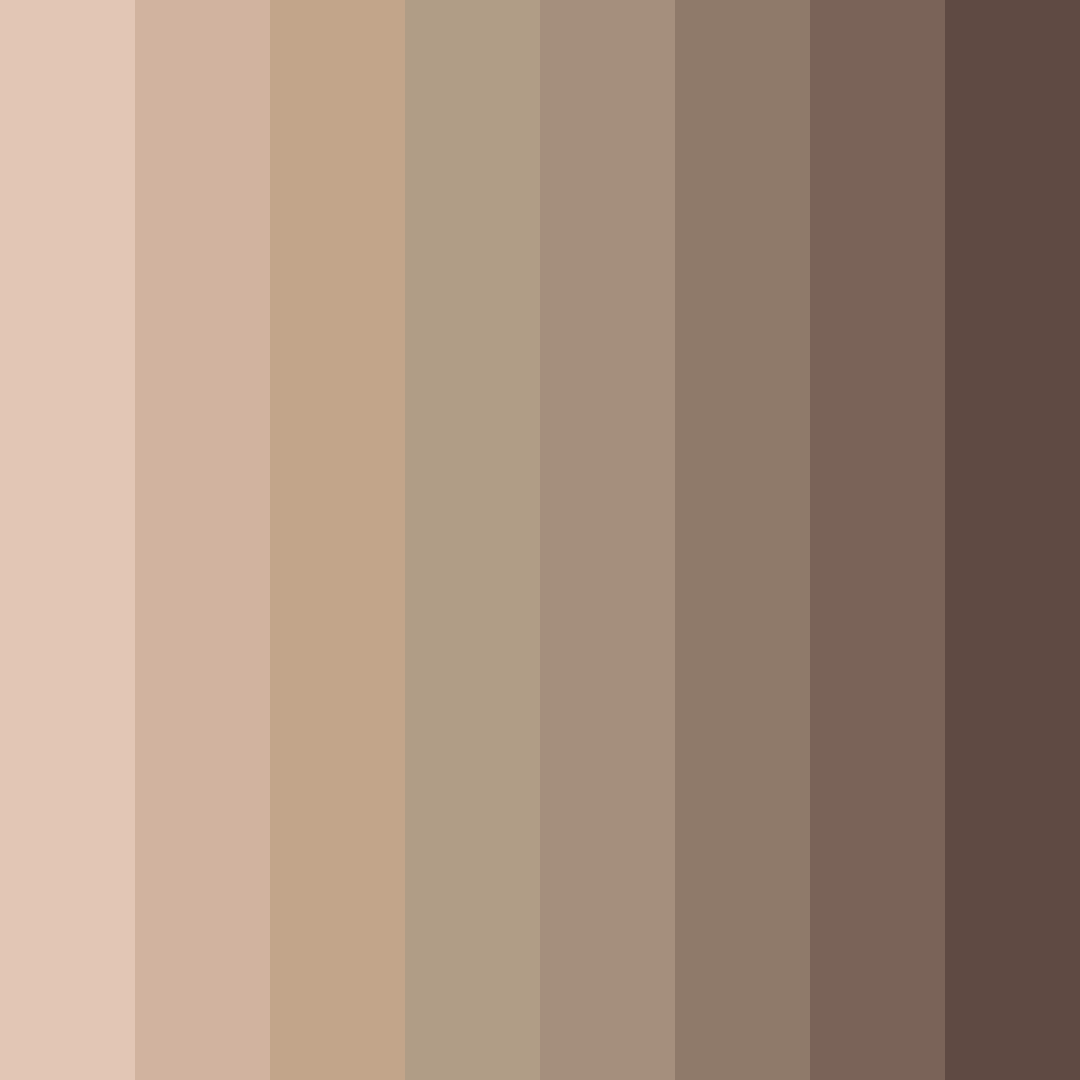 Download rustic elegance color palette PNG image (square)