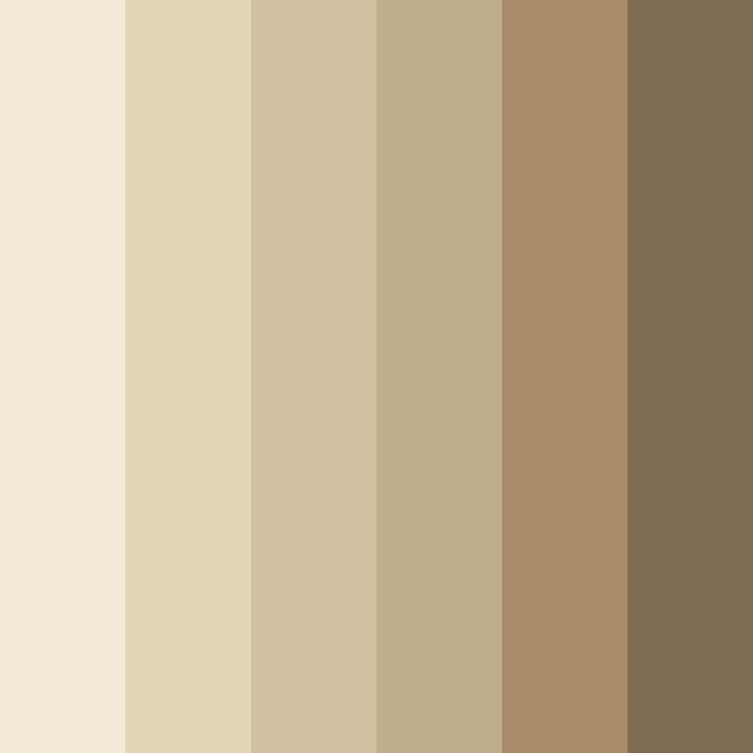 Download warm sandstone serenity color palette PNG image (square)
