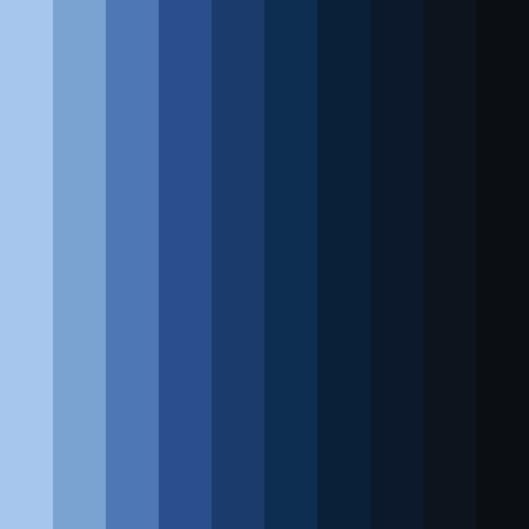 Download midnight tides color palette PNG image (square)