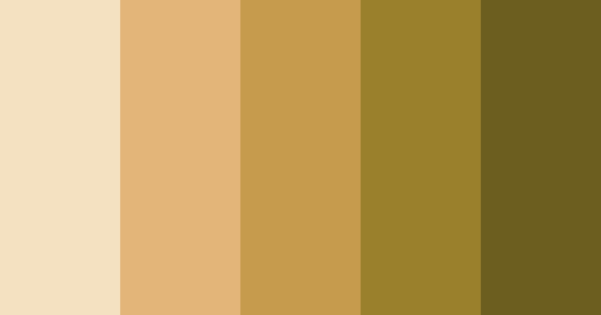 Download shades of brown color palette PNG image (landscape)