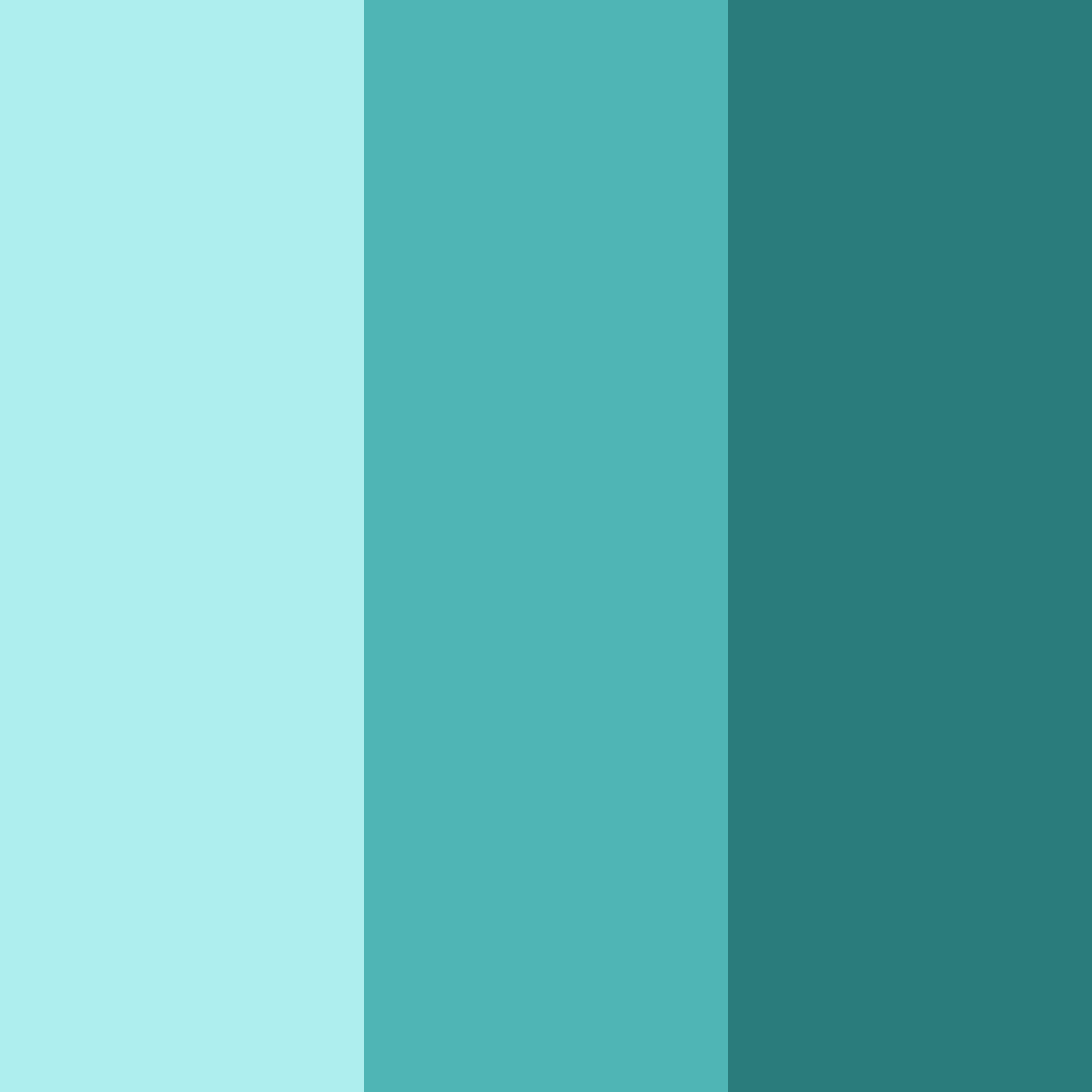 Download teal oasis color palette PNG image (square)