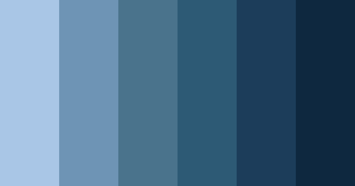 Download deep sea harmony color palette PNG image (landscape)