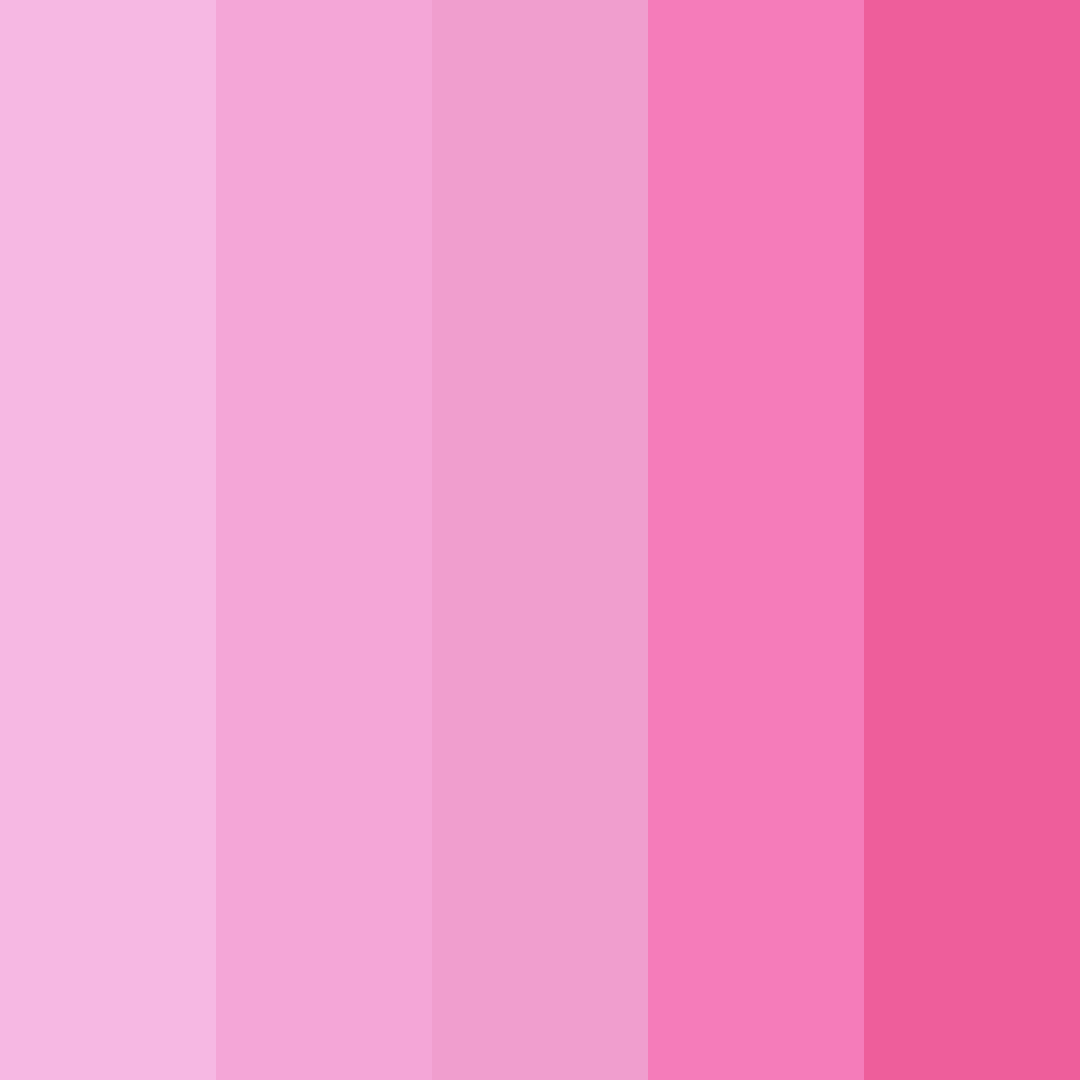 Download pink candy color palette PNG image (square)