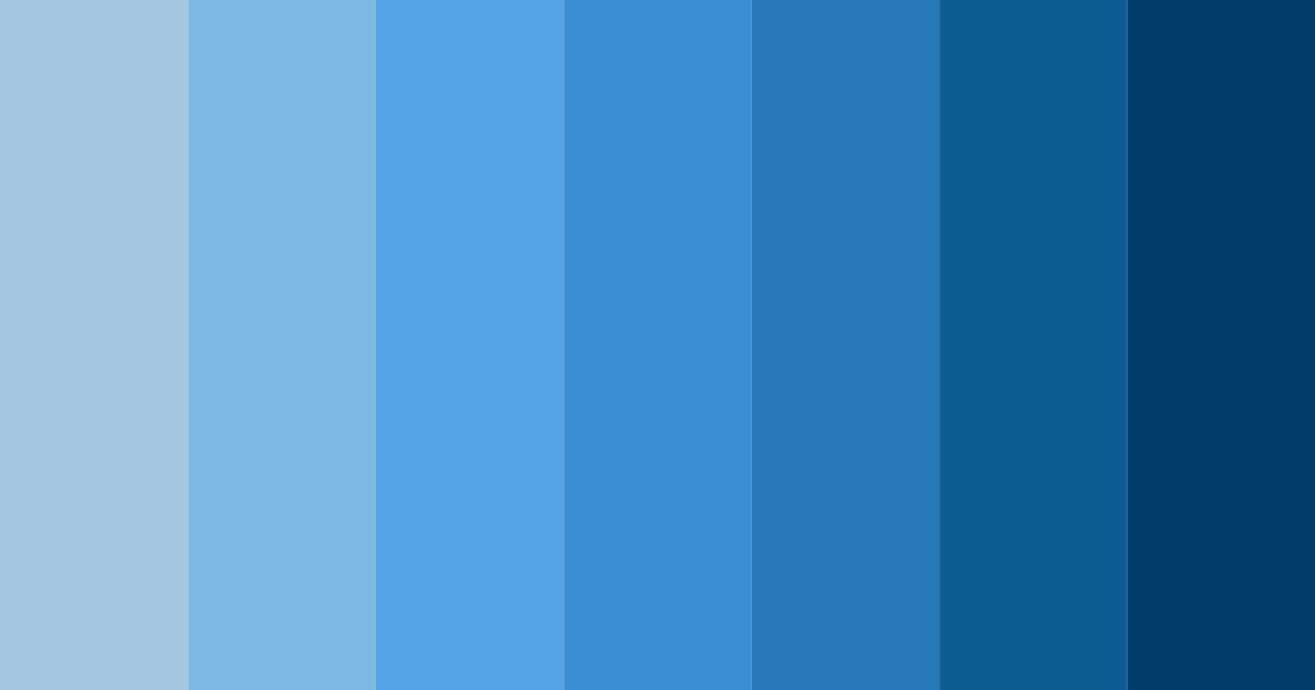 Download azure dreamscape color palette PNG image (landscape)