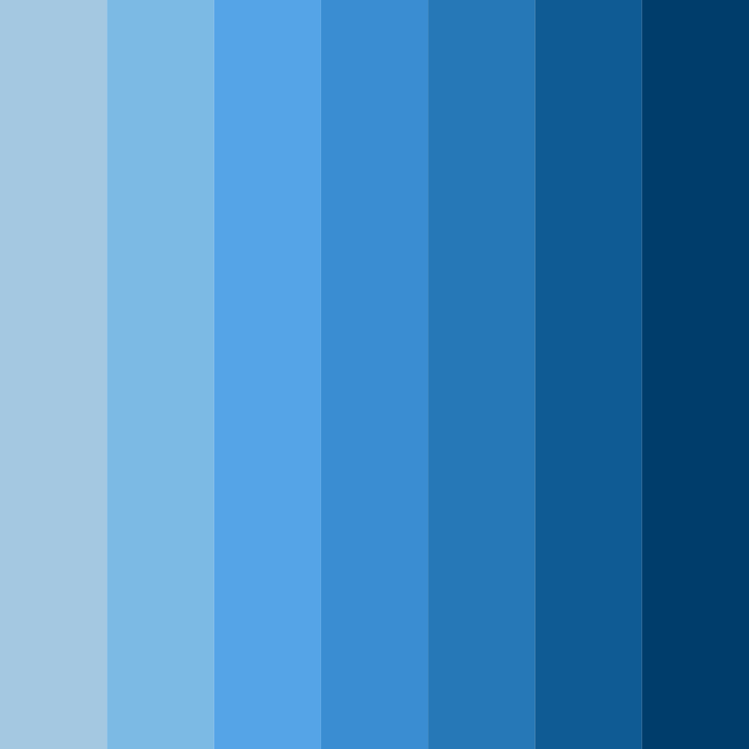 Download azure dreamscape color palette PNG image (square)
