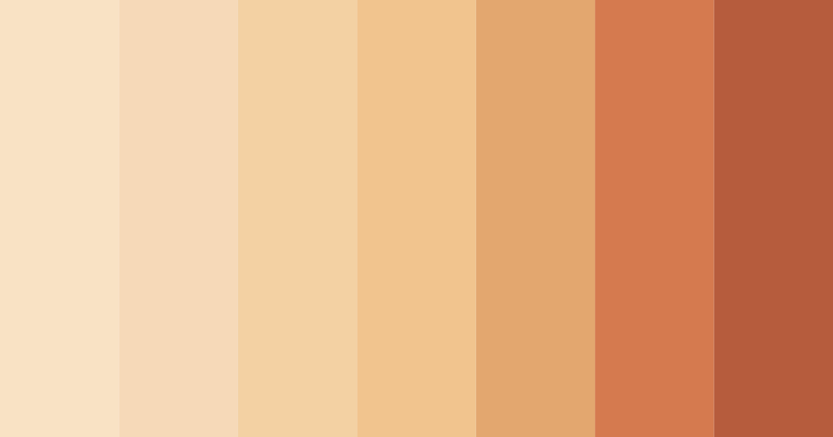 Download warm honey glow color palette PNG image (landscape)