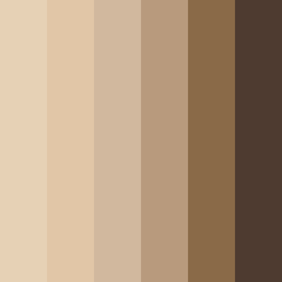 Download sandy whisper tones color palette PNG image (square)