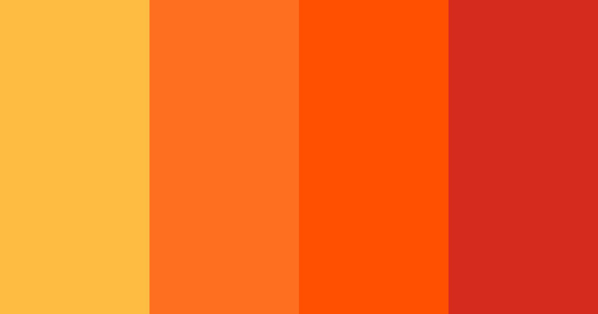 Download citrus blaze color palette PNG image (landscape)