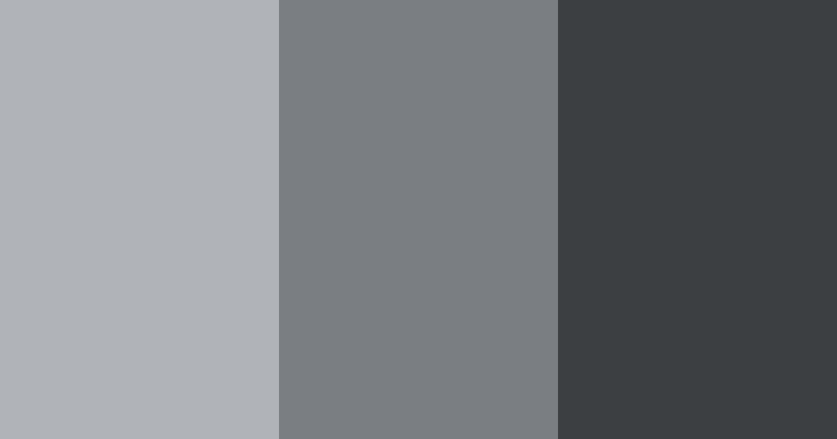 Download dark grey shades color palette PNG image (landscape)