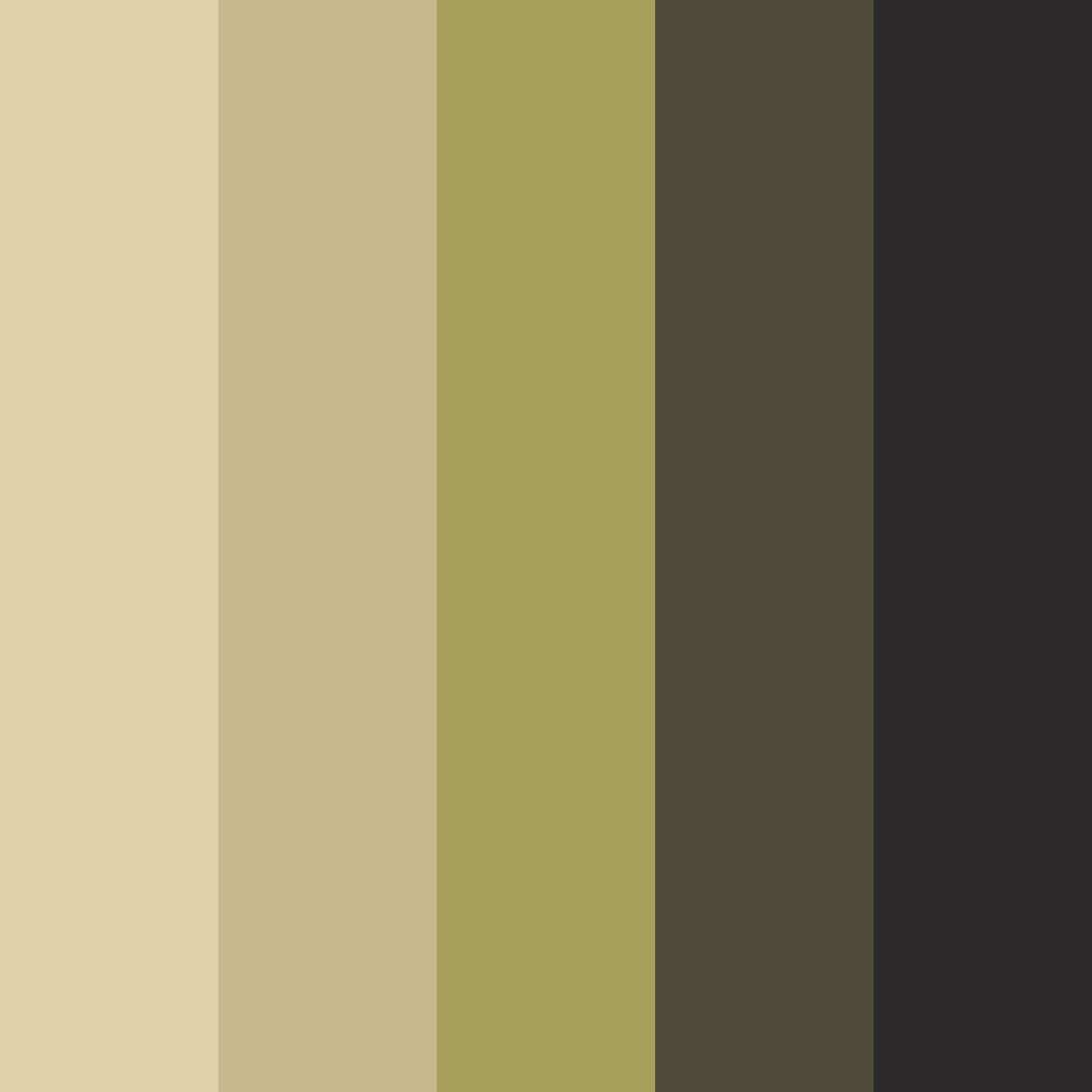 Download golden blue luxury color palette PNG image (square)