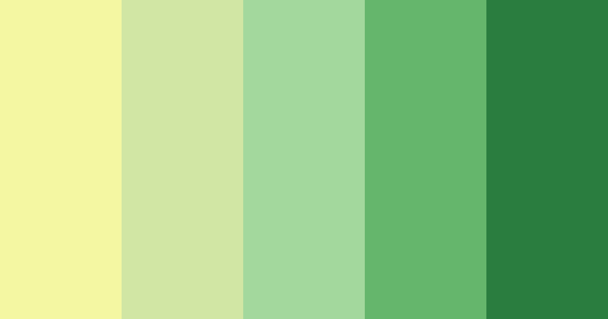 Download verdant dreams color palette PNG image (landscape)