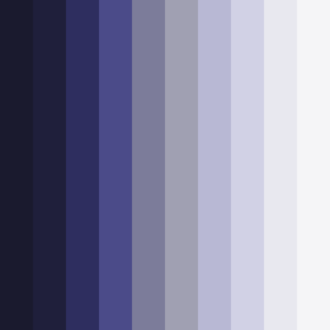 Download midnight reverie color palette PNG image (square)