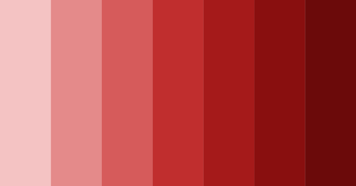 Download dark red blood color palette PNG image (landscape)