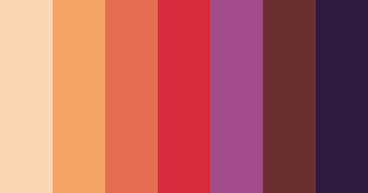 Download autumn ember dream color palette PNG image (landscape)