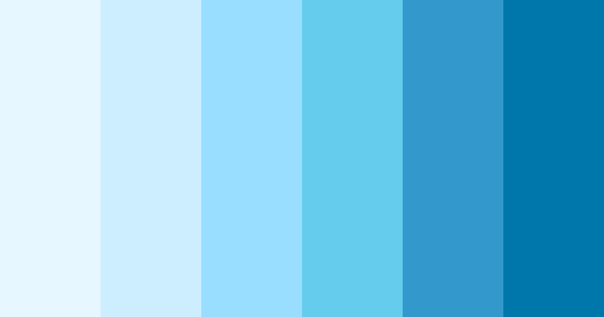 Download light blue heaven color palette PNG image (landscape)