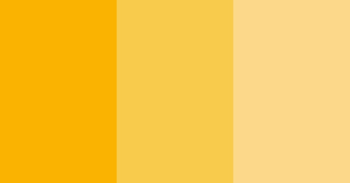 Download golden sunshine color palette PNG image (landscape)