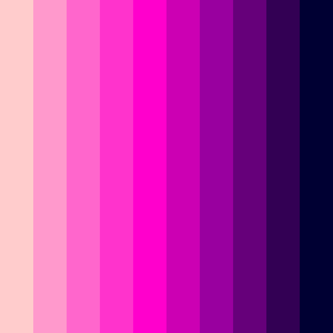 Download pink rainbow color palette PNG image (square)