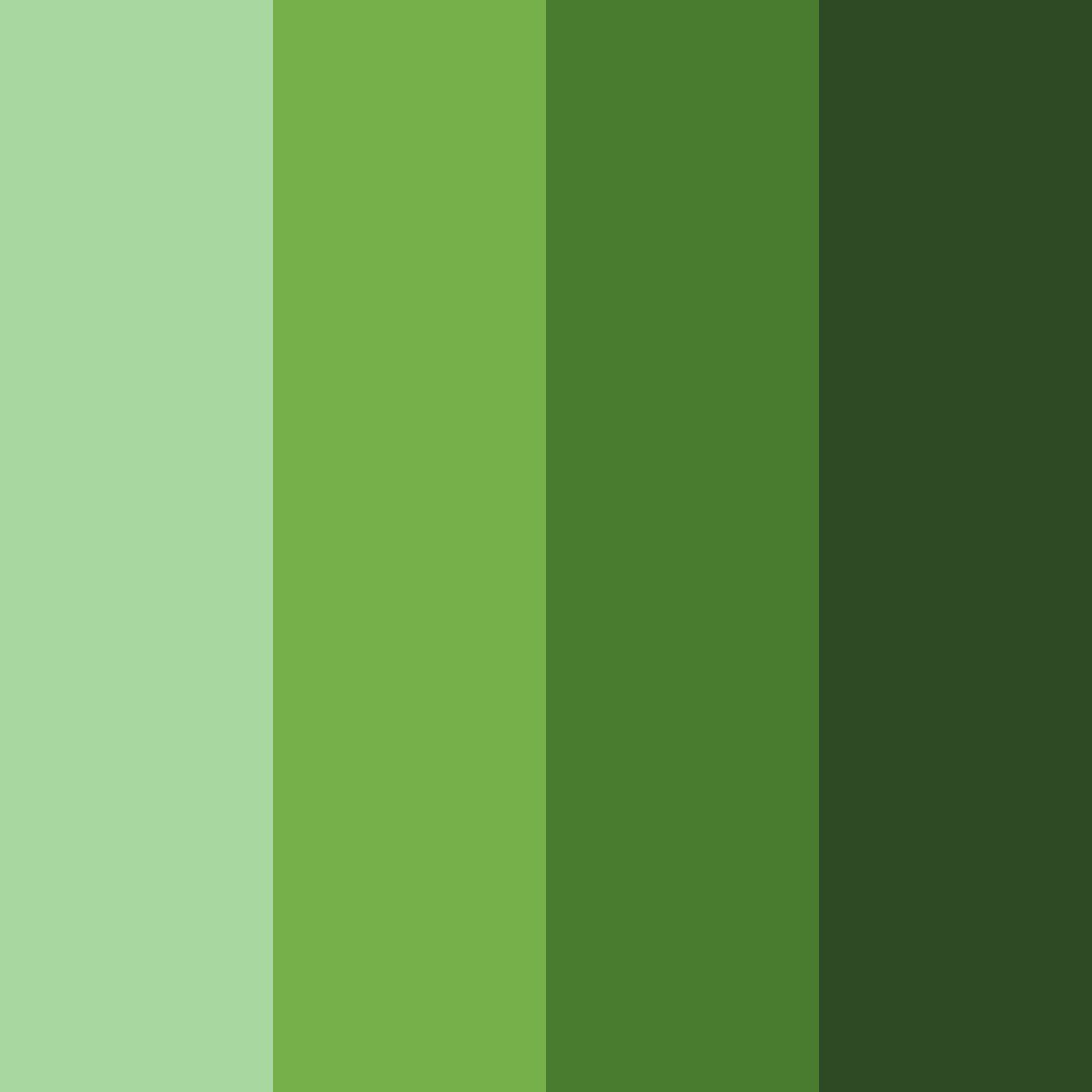 Download emerald grove color palette PNG image (square)