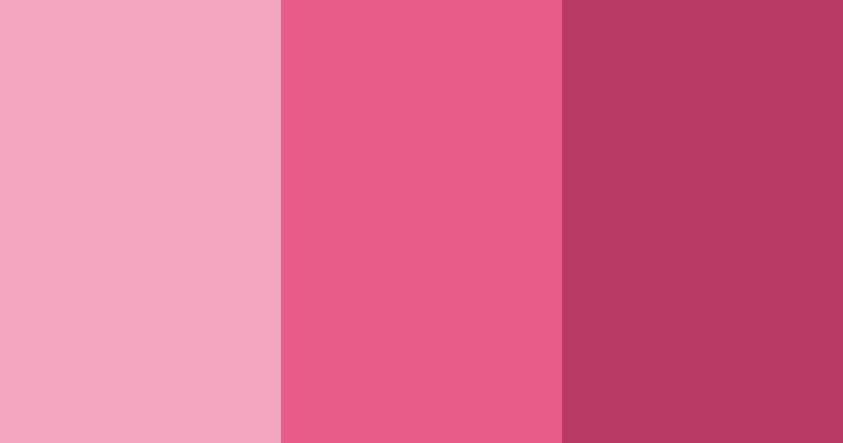 Download pink garden color palette PNG image (landscape)