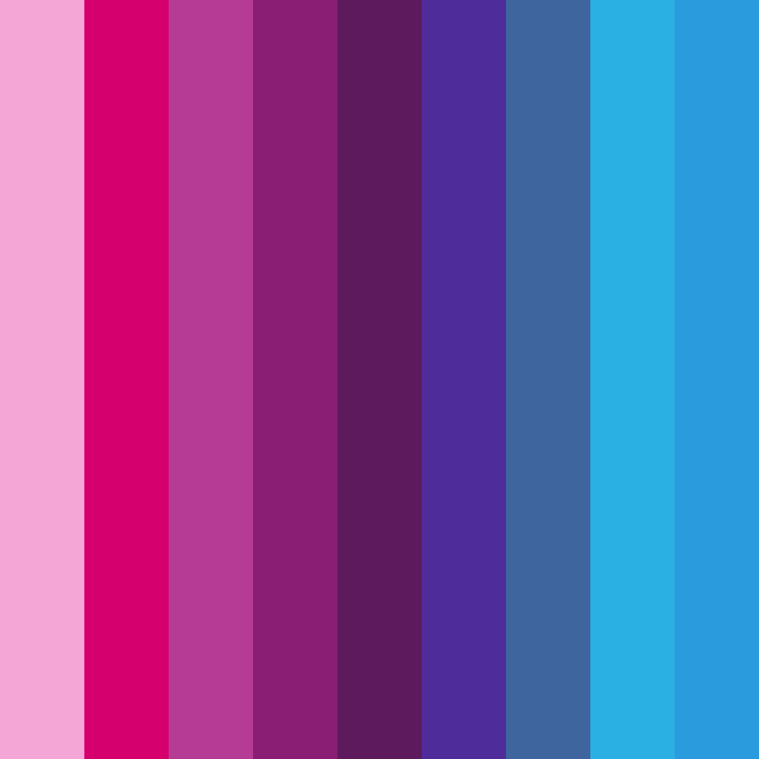 Download prideful spectrum color palette PNG image (square)