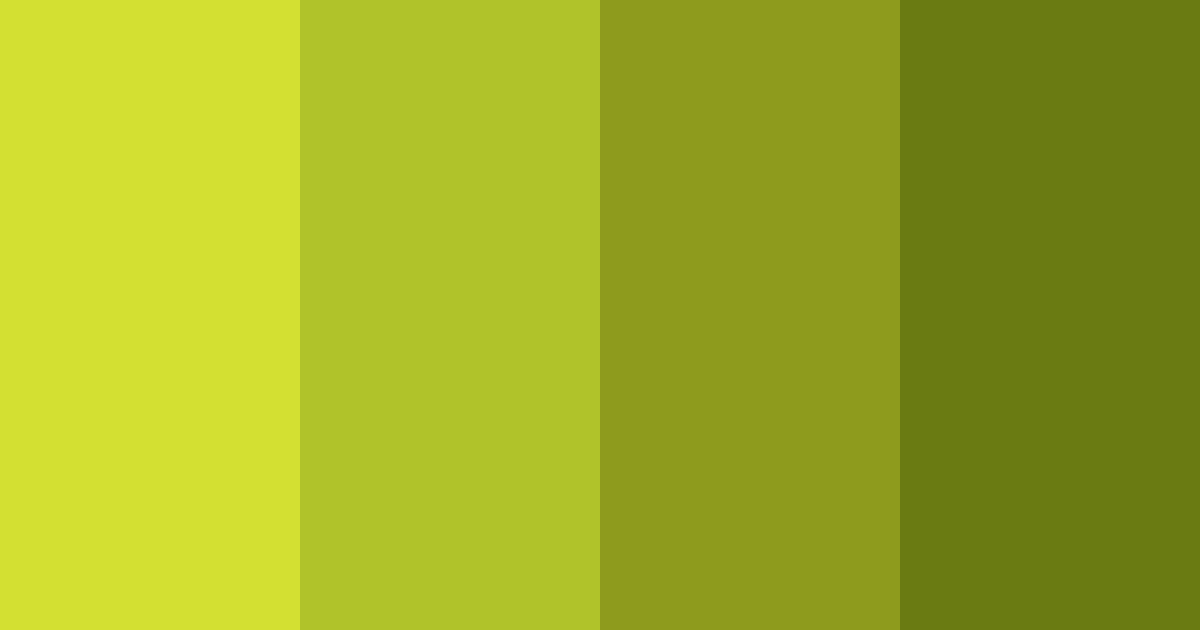 Download lush green harmony color palette PNG image (landscape)