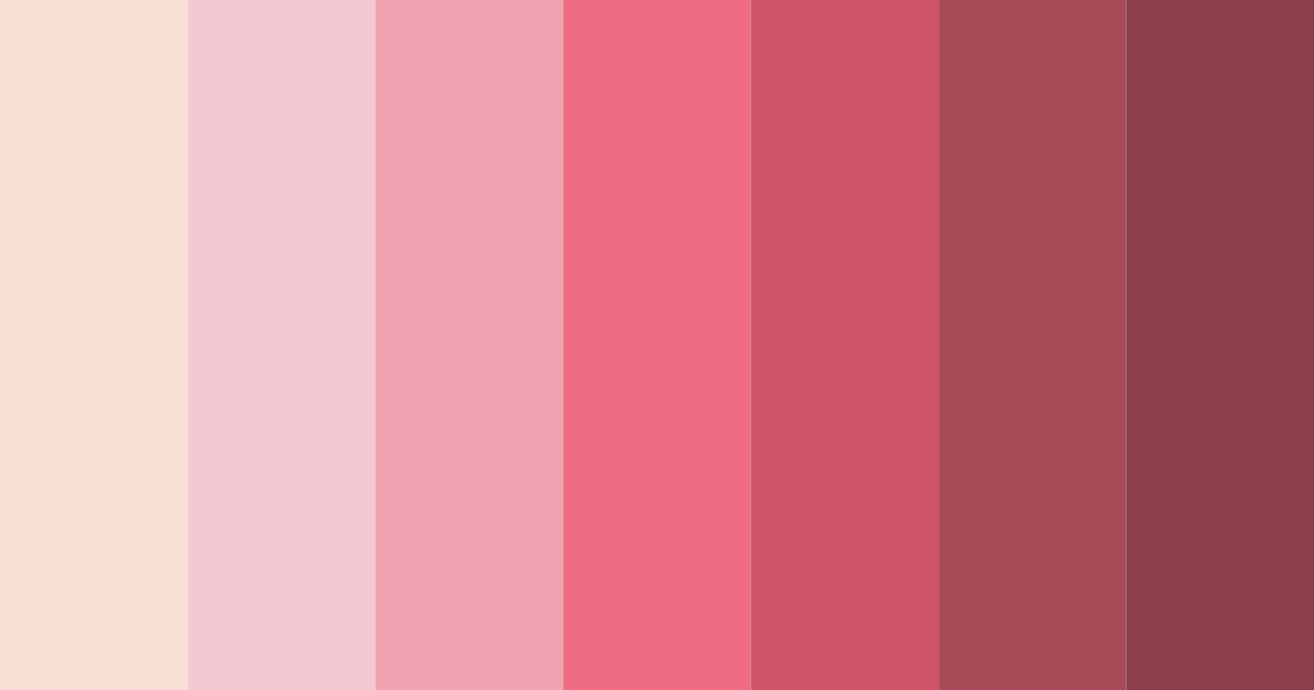 Download blushing oasis color palette PNG image (landscape)