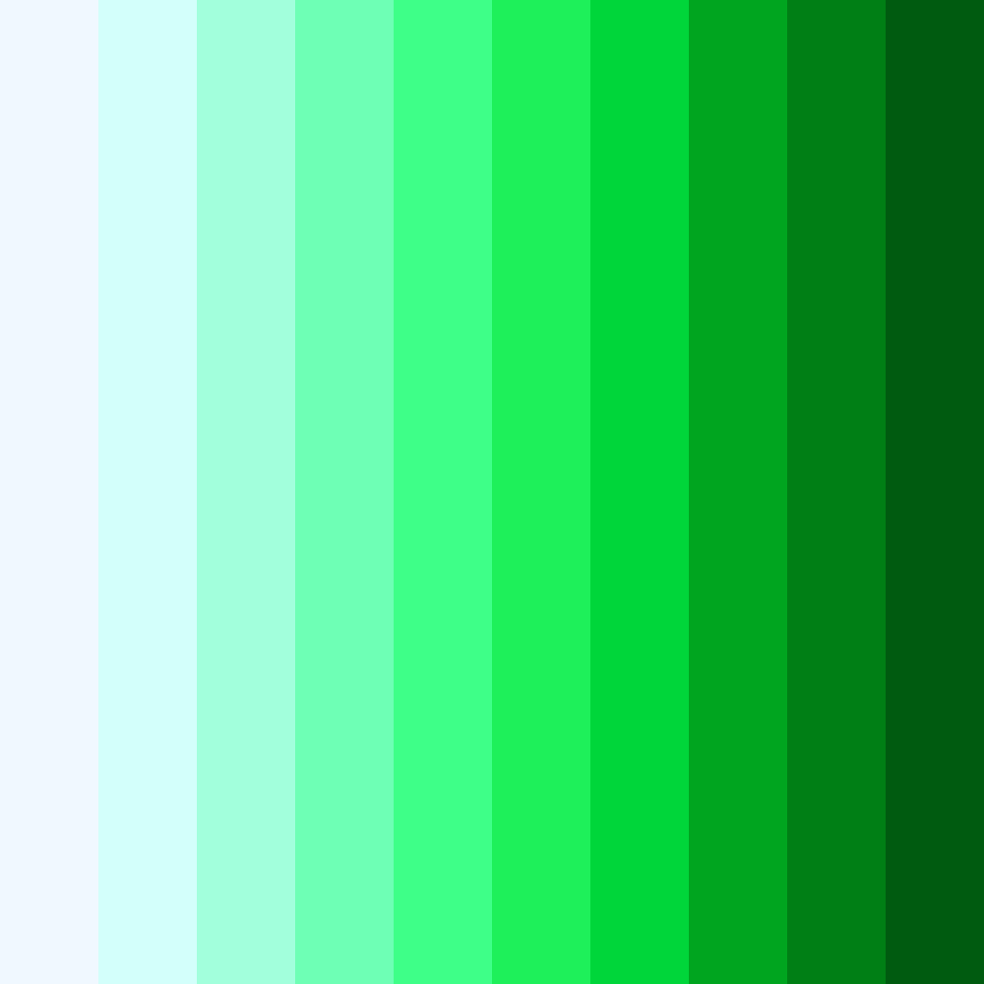 Download neon green color palette PNG image (square)