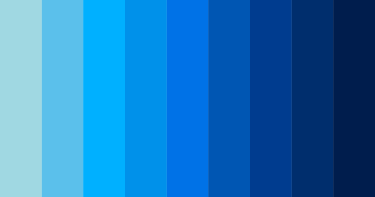 Download electric ocean dream color palette PNG image (landscape)