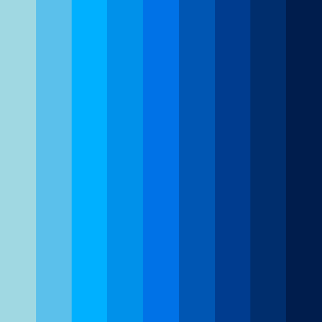 Download electric ocean dream color palette PNG image (square)