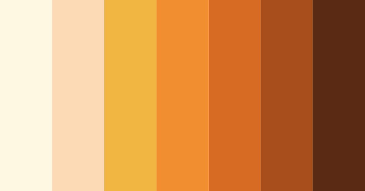 Download orange sunset color palette PNG image (landscape)