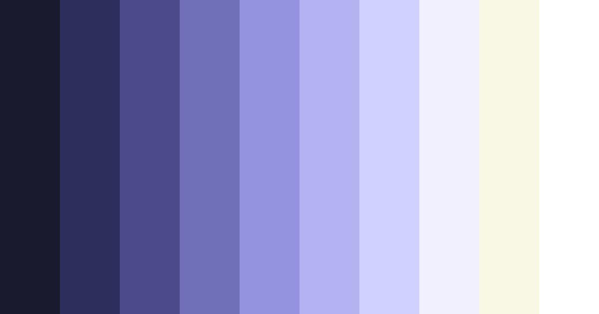 Download shades of blue color palette PNG image (landscape)