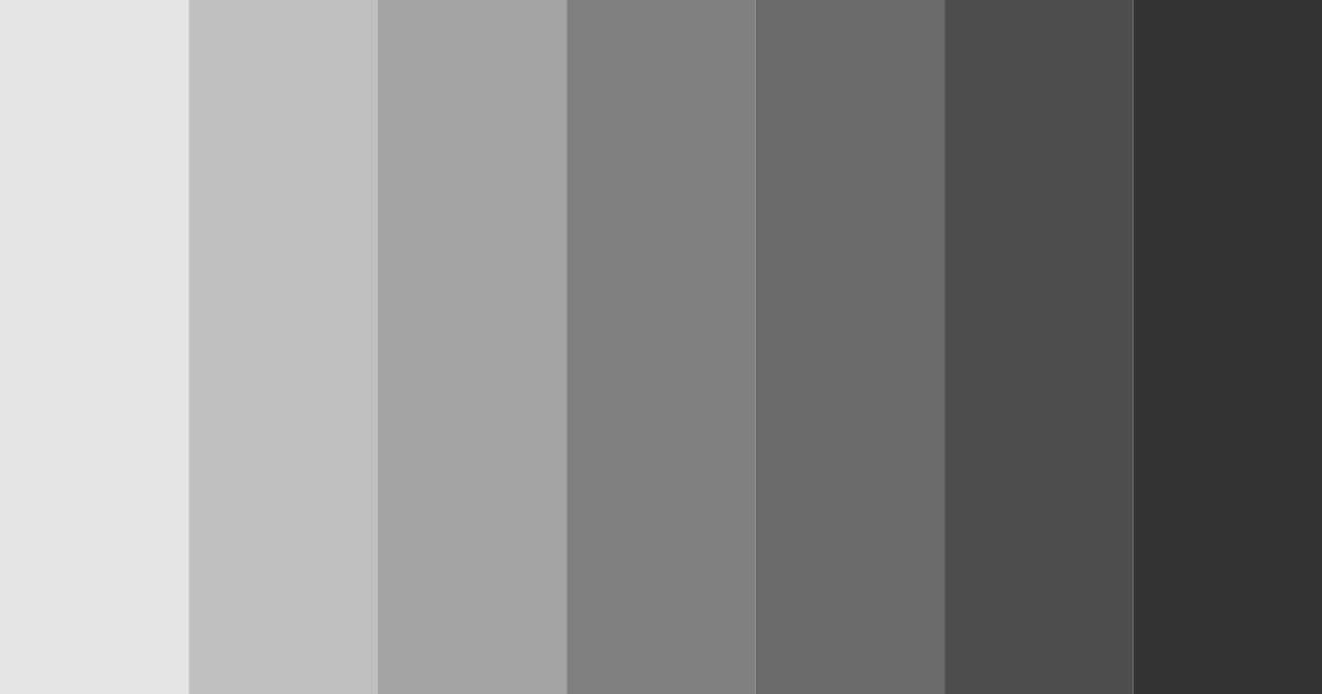Download shades of silver color palette PNG image (landscape)